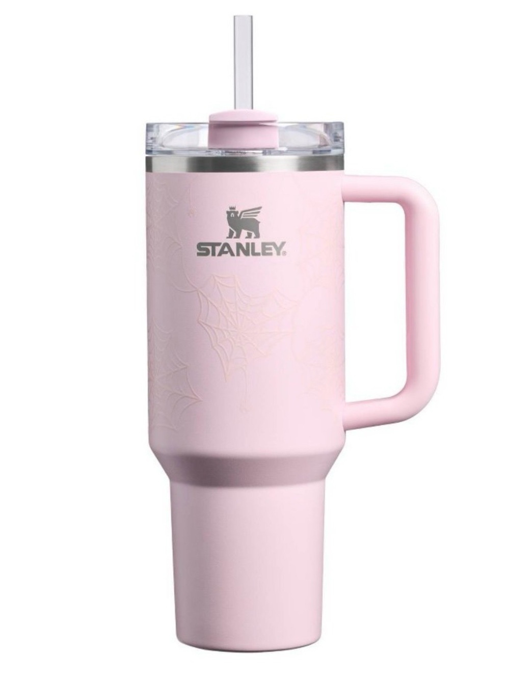 Stanley Glow in the Dark Pink Sugar Spider Webs 40oz FlowState Tumbler